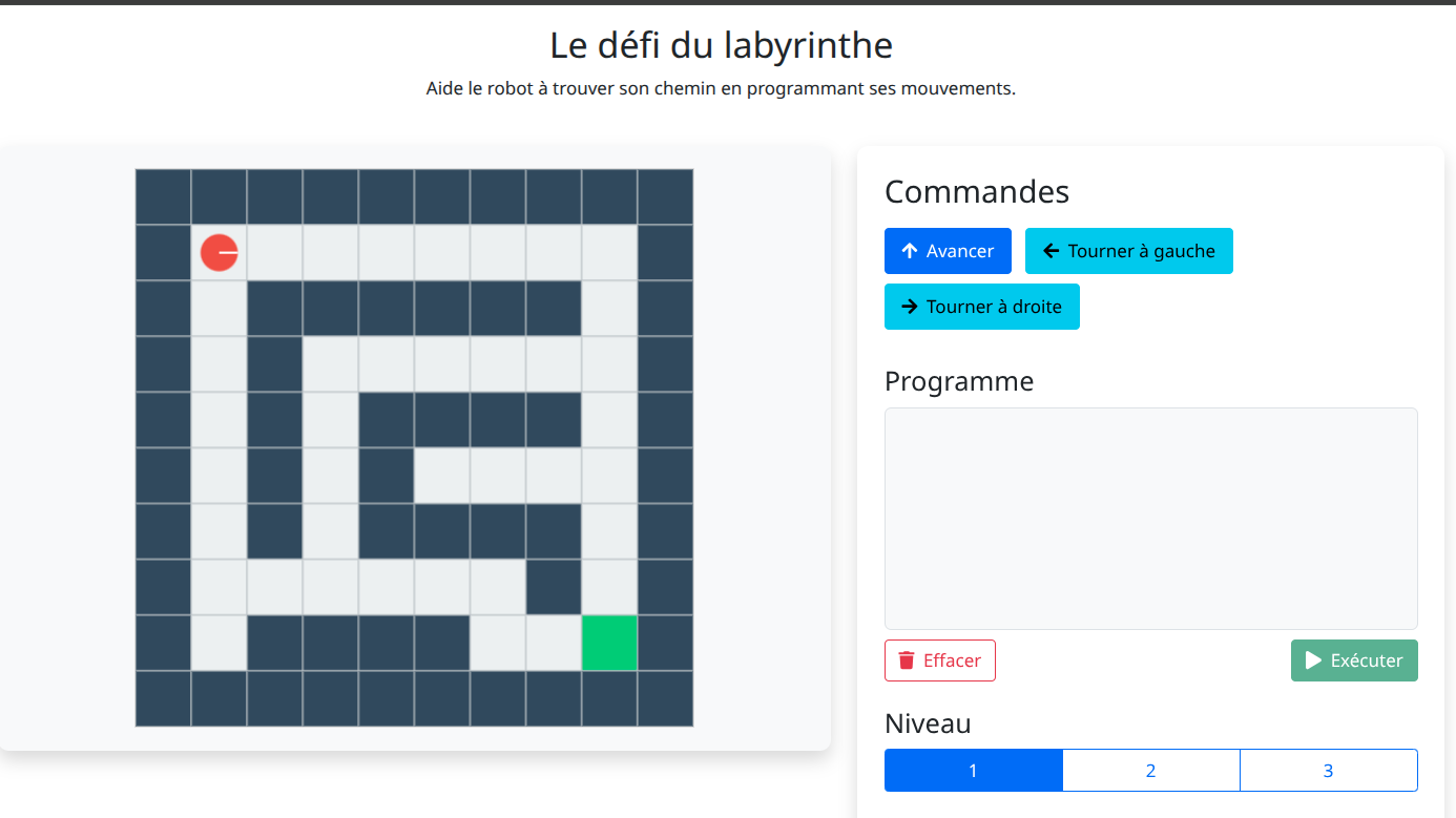 Image du jeu de labyrinthe